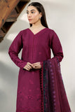 Farasha Garnet Passion Summer Weaves Embroidered lawn 2025