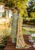 Elaf Premium ELK-06A  Pistachio Dreams Print Chikankari Collection 2025