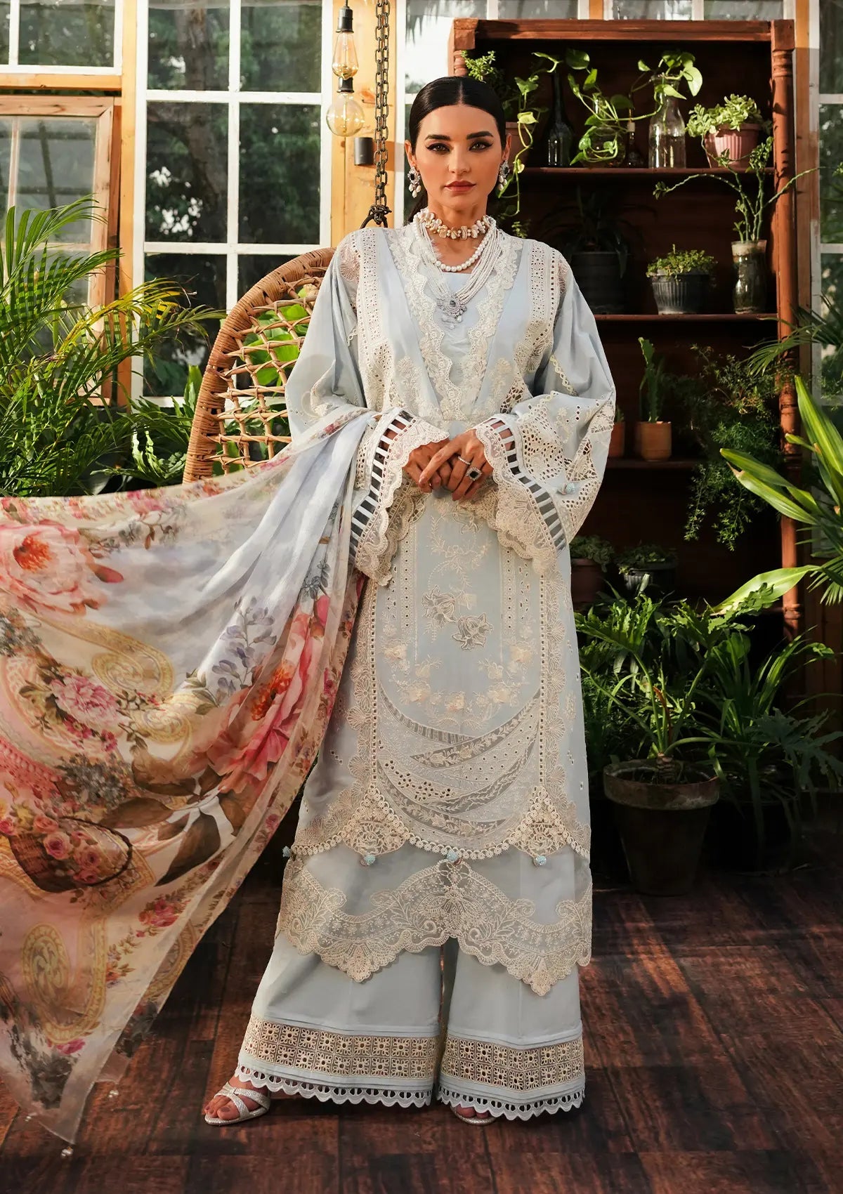 Kahf Premium KLE-03B Heaven Luxury Lawn Collection 2024