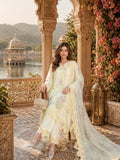 Saadia Asad D5 - Pale Yellow Nooriyah Luxury Embroidered Chiffon 2026