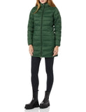 Light Pink Waterproof Hooded Puffer Coat: Slim Fit & Lightweight for Women - AmEss