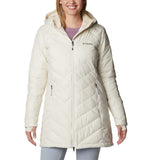 Chalk Women's Heavenly Long Hooded Jacket - Plus Size - Elegant & Comfortable - Slim Fit - Columbia