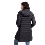 Black Women's Slim-Fit Puffer Coat - ZMC