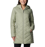 Safari Women's Heavenly Long Hooded Puffer Coat - Plus Size - Slim Silhouette - Columbia