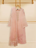 Agha Noor 3 Piece - Pure Organza Embroidered S108766 Prets 2024