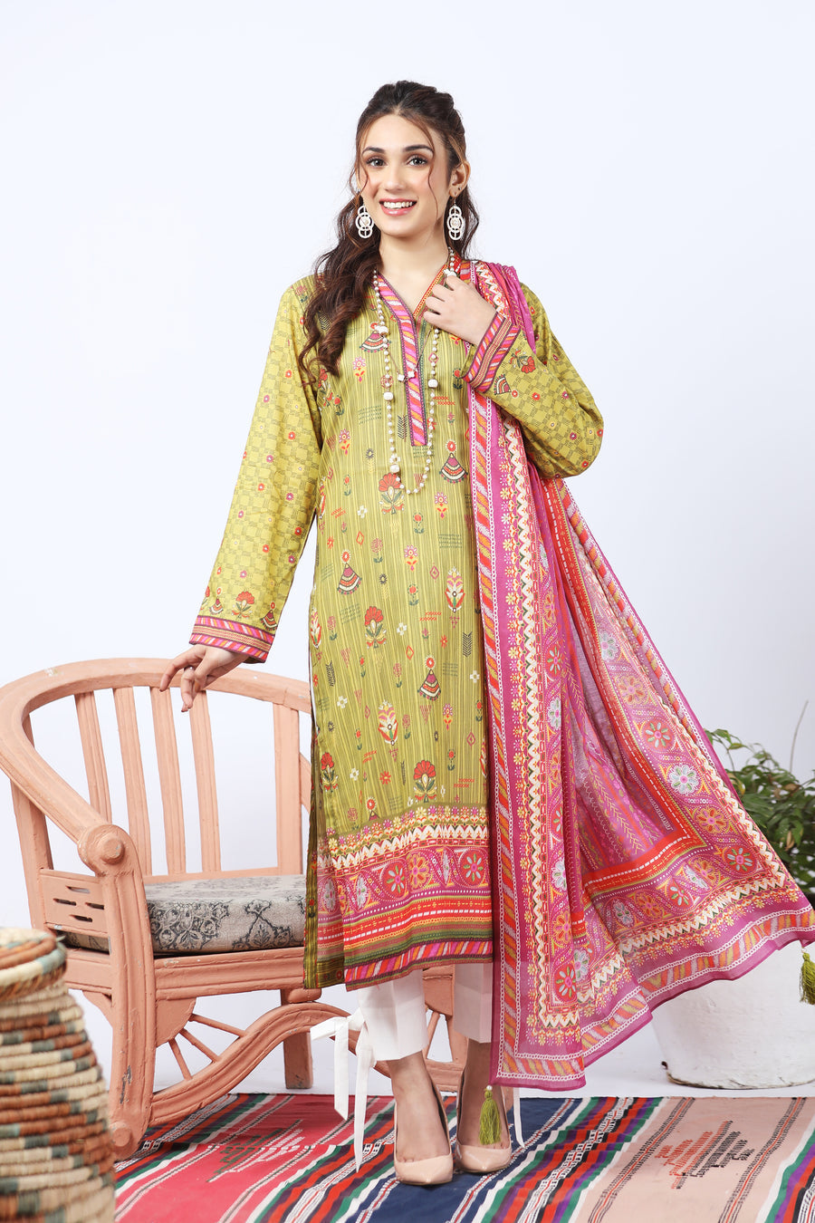 Spt-2262 Lakhani Online Summer Printed Lawn 2022