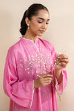 Cross Stitch Misty Pink Daily Khaddar Linen Collection 2025