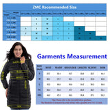 Navy Blue Women's Detachable Hood Slim-Fit Coat - ZMC