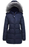 Navy Women's Thicken Warm Coat - Must-Have Winter - Ggleaf