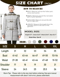 Light Grey Cozy and Chic - Fur Hood Jacket, Women's Winter - Ggleaf