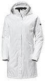 White Women's Insulated Waterproof Trench Coat - Helly Hansen