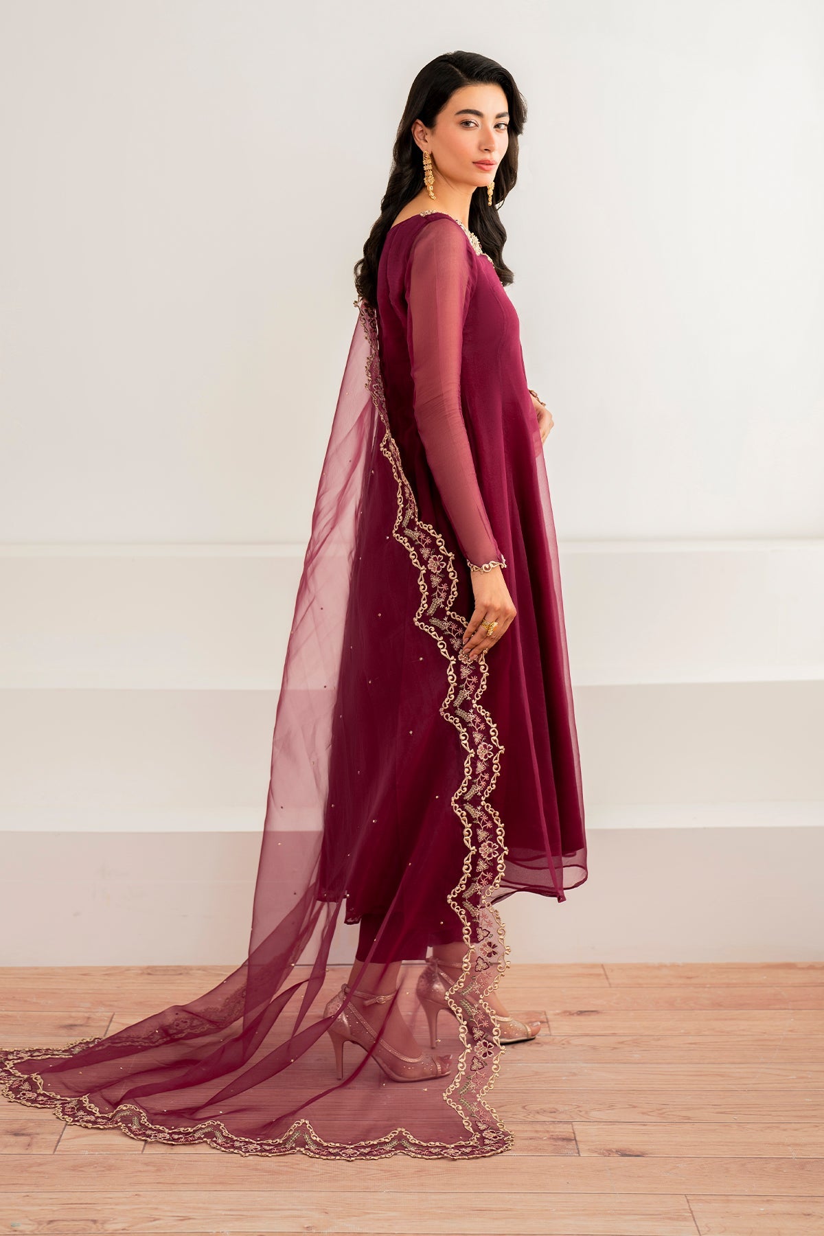 Baroque Embroidered Chiffon PR-996 Formal Pret 2024 – Sara Clothes