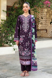 Farasha Online Plum Allure Summer Weaves Embroidered lawn 2025