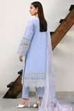 Farasha Online Serene Blue Summer Weaves Embroidered lawn 2025