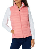 Pink Lightweight Puffer Vest for Women - AmEss