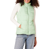 Sage Green Women's Puffer Vest: Fall & Winter - AmEss