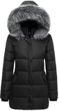 Dark Black Must-Have Winter Staple - Women's Puffer Jacket - Ggleaf
