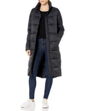 Black Stylish & Warm: Women's Slim Puffer Coat, Water-Resistant - AmEss
