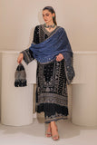 Baroque SF-755 Embroidered Velvet Prets 2024