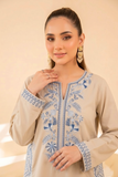 Faiza Faisal Beige Cobalt FNF Cords Edit 2026