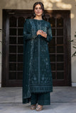 Farasha Online Teal Serenity Summer Weaves Embroidered lawn 2025