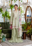 Elaf Premium EEC-5B Matcha E Craft Chikankari With Chiffon 2025