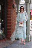Saadia Asad D6- Aqua Marine Noor Eid Luxe Chikankari 2025
