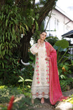 Saadia Asad D12-B Cream Laser Noor Luxury Chikankari Lawn 2024