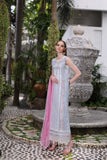 Saadia Asad D7-A Multi Ice Blue Noor Luxury Chikankari Lawn 2024