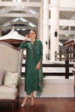 Saadia Asad D4-A Green Laser Noor Luxury Chikankari Lawn 2024