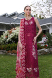 Saadia Asad D10-A Fuchia Noor Luxury Chikankari Lawn 2024