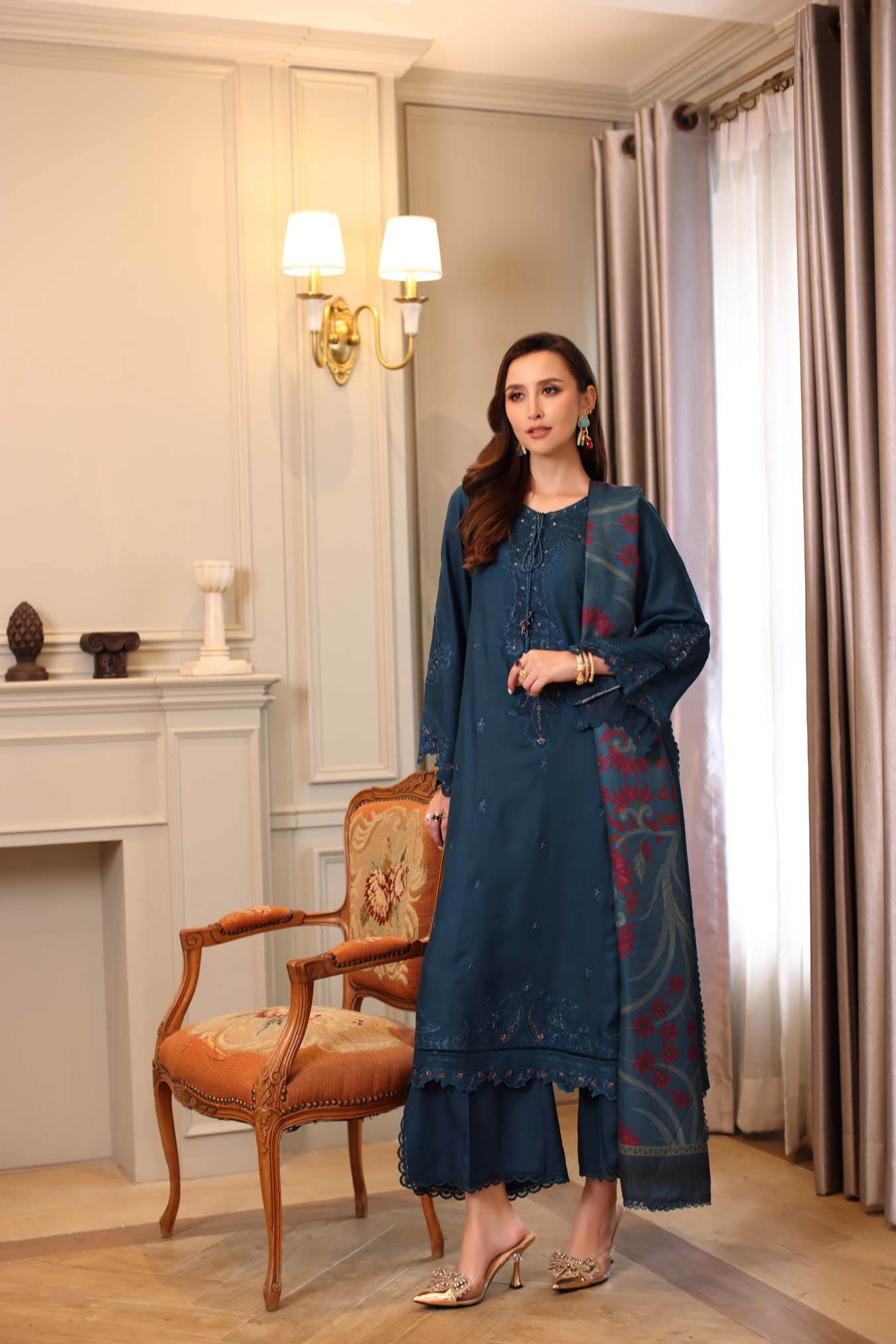 Saadia Asad | Winter Printkhaas 25 | D8 - A