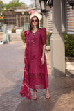 Saadia Asad D9- Fusia Ombre Noor Eid Luxe Chikankari 2025