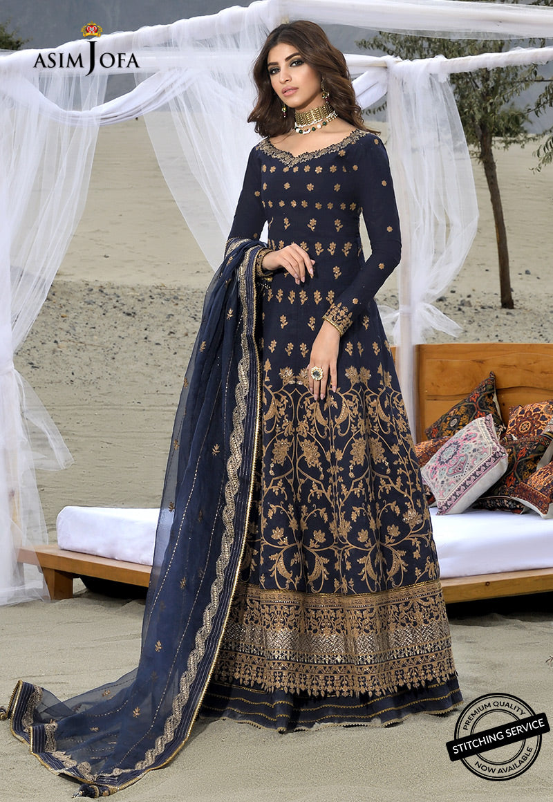 Ajsl-18 Asim Jofa Online Luxury Lawn 