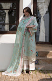 AJR Couture Aqua Printkari Lawn 2025