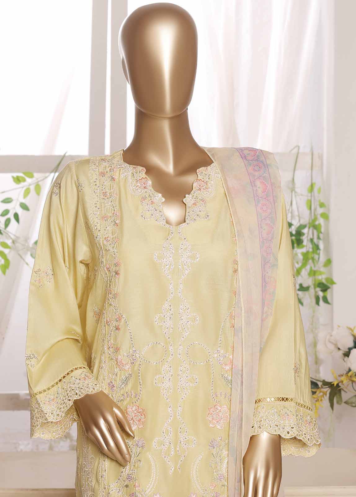 Bin Saeed ASTCS-0208-R64 Digital Printed Embroidered Suits 2025