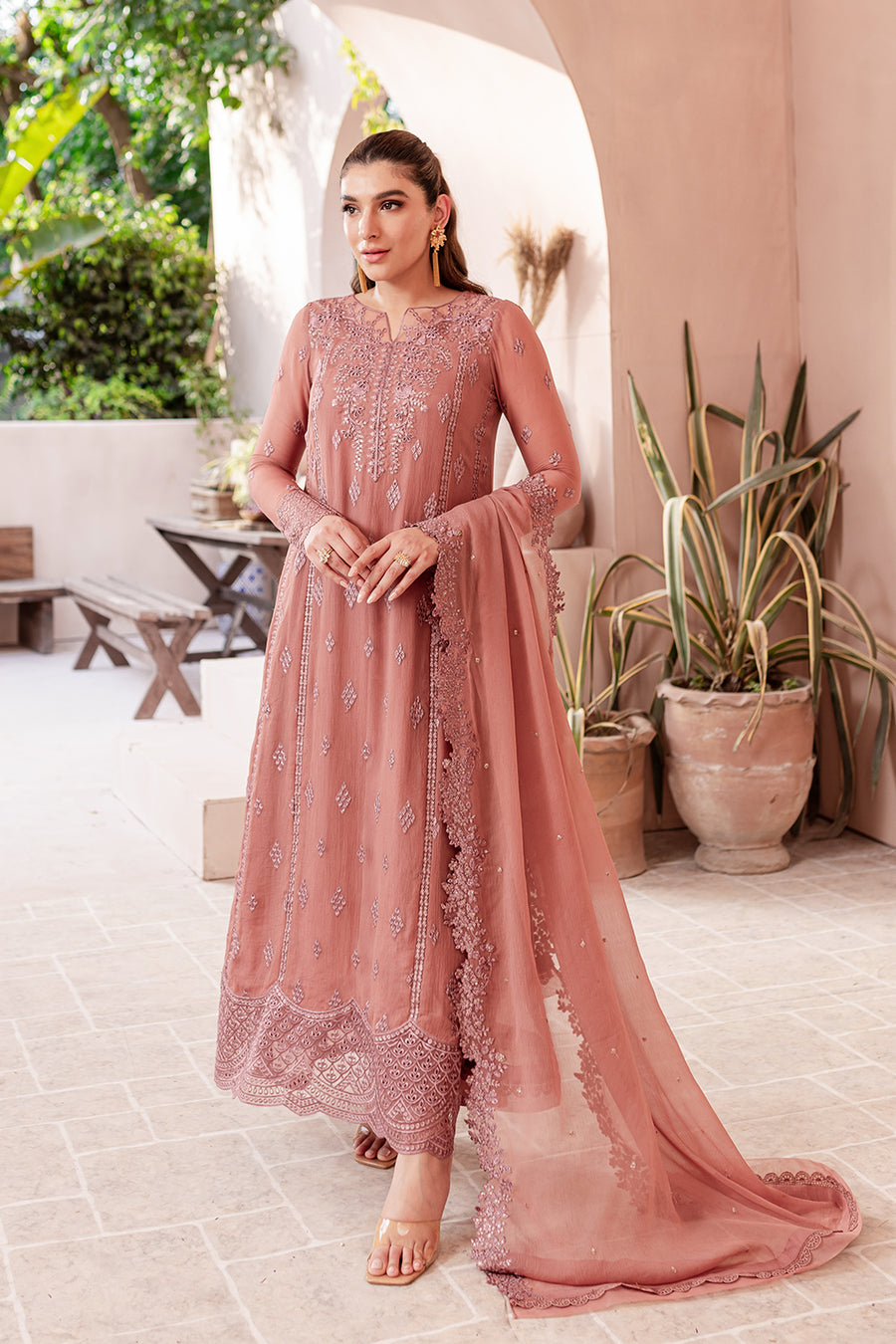 Azure Berry Blooms Ensembles Festive 3 PC Eid Prets 2024