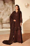 Azure Cocoa Drape Ensembles Pret 2025