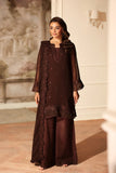Azure Cocoa Drape Ensembles Pret 2025