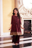 Dhanak SS24DK-0171 Maroon 2pcs Mommy & Me Vol II 2024