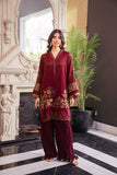 Dhanak SS24DA-2431 Maroon 2pcs  Embroidered Kurta With Trouser Mommy & Me Vol II 2024