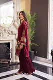 Dhanak SS24DA-2431 Maroon 2pcs  Embroidered Kurta With Trouser Mommy & Me Vol II 2024