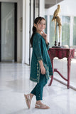 Dhanak SS24DK-0175 Green 2pcs Mommy & Me Vol II 2024