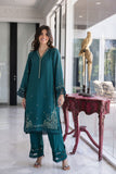 Dhanak SS24DA-2404 Green 2pcs  Embroidered Kurta With Trouser Mommy & Me Vol II 2024