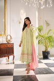 Dhanak SS24DA-2378 Light Green Mommy And Me 2024