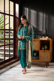 Dhanak SS24DD-1143 Dark Green Dupatta Mommy And Me 2024