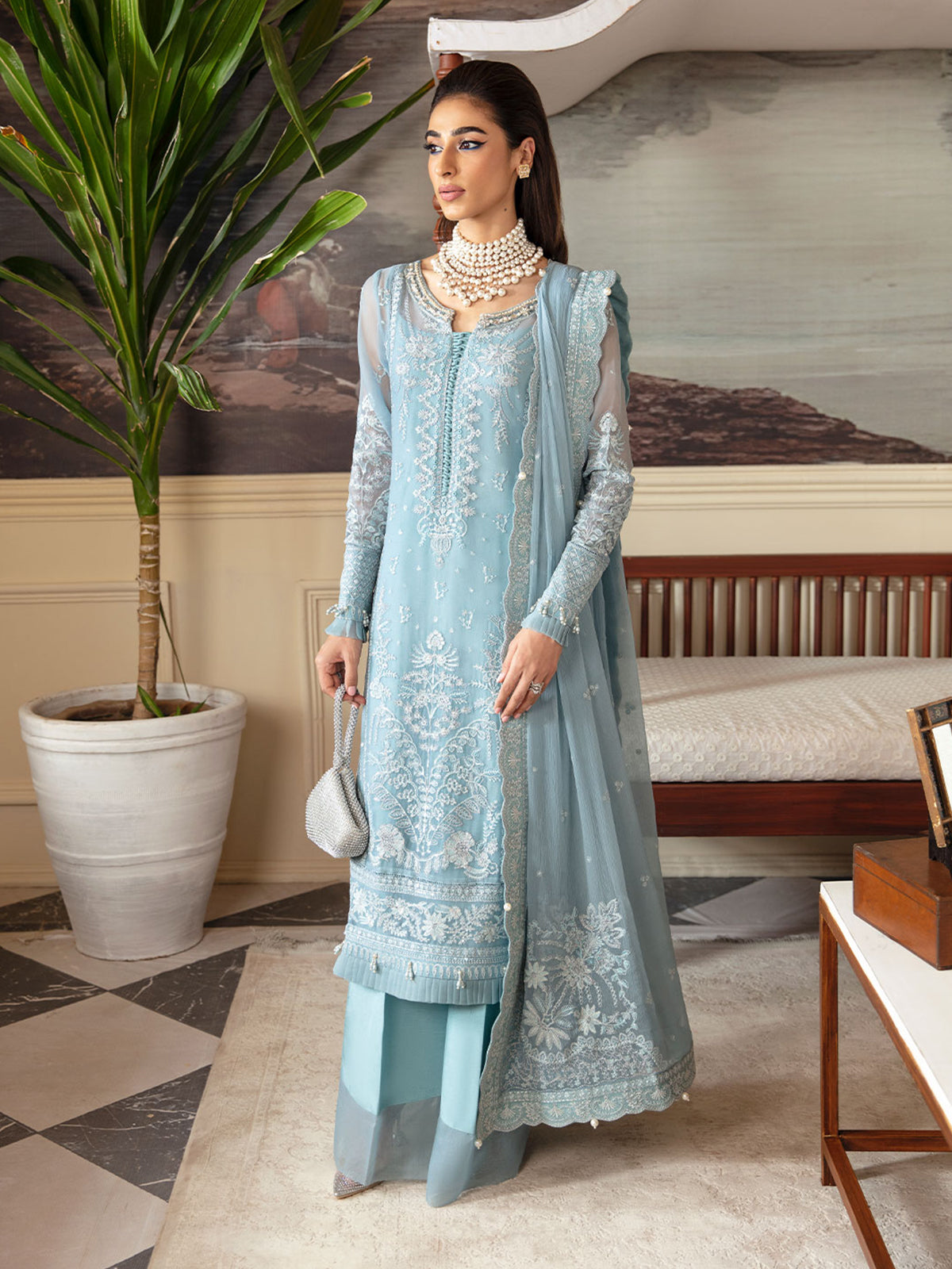 Gulaal Calypso GL-EC-23V1-05 Chiffon Collection Volume 1 2024