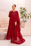Azure Crimson Glow Ensembles Festive 3 PC Eid Prets 2024