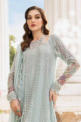 Maria B MPC2403-999-IBU Embroidered Chiffon Collection 2024