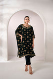 Dhanak FW24DA-1898 Dark Green Velvet Prets 2024